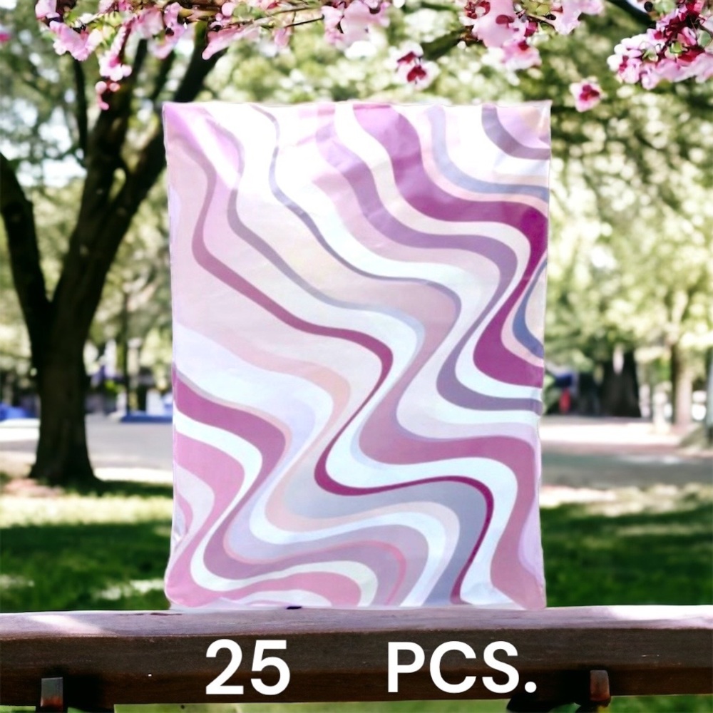 25 10X13 Poly Mailers Abstract Swirl PRICE IS FIRM HOST PICK - Picture 5 of 11